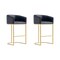 Manhattan Comfort Louvre Barstool in Black, 2PK 2-BS016-BK - alternate 8